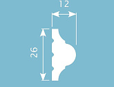 Артикул MX001, 26Х12, Молдинги и углы, Cosca в текстуре, фото 3